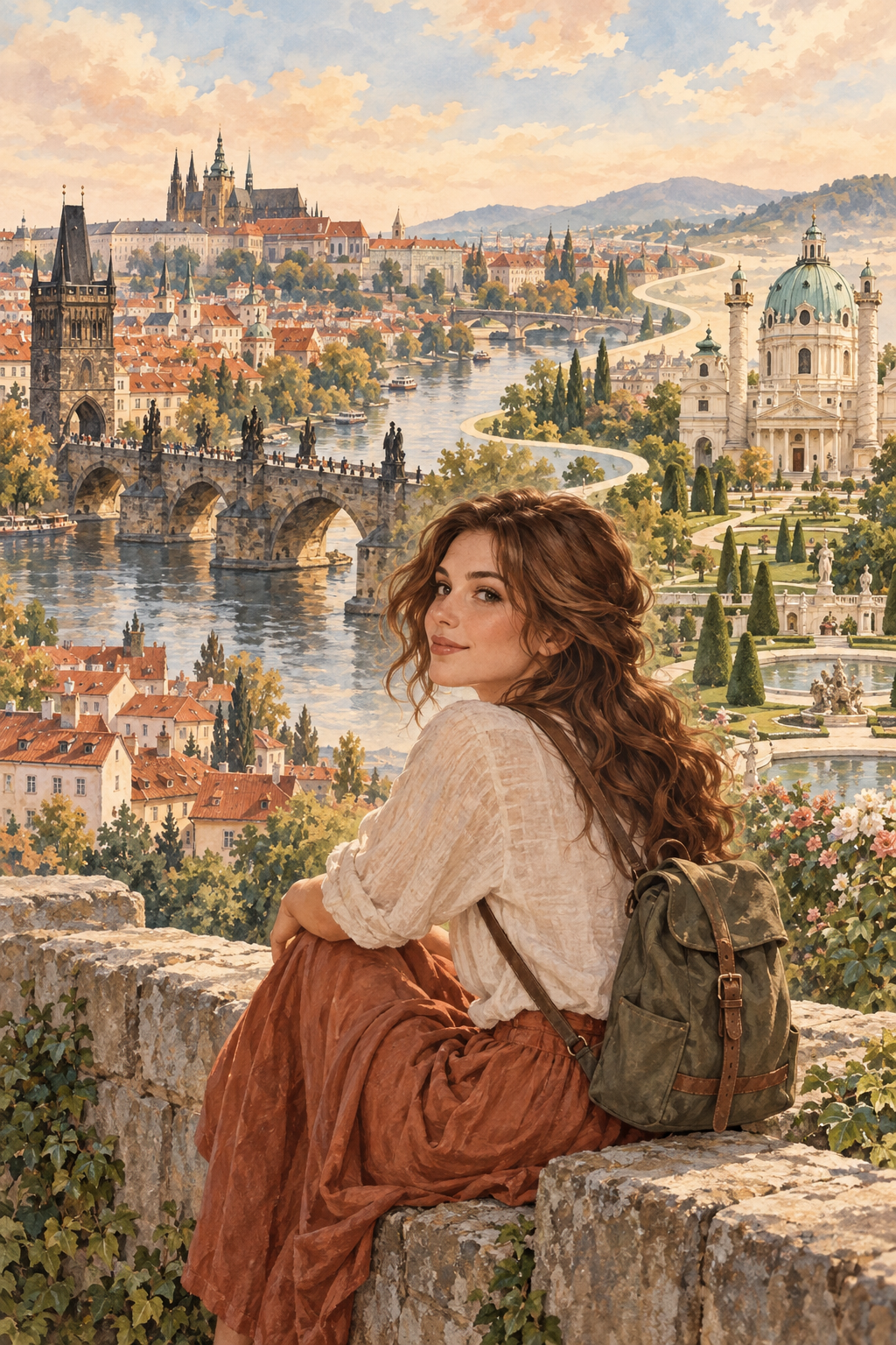 Travel portrait example